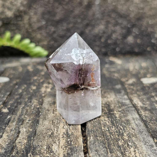Rutilated, Amethyst & Inclusion Quartz| Faceted Freeform 46gms