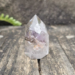 Rutilated, Amethyst & Inclusion Quartz| Faceted Freeform 46gms