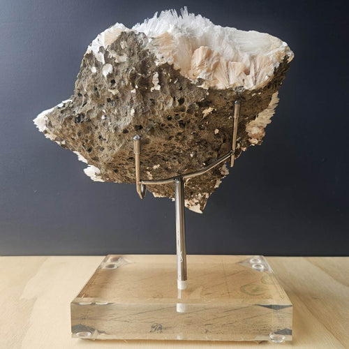 Scolecite & Heulandite Specimen | The Celestial Bridge