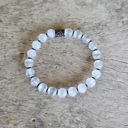 Selenite Bracelet | 8mm Beads