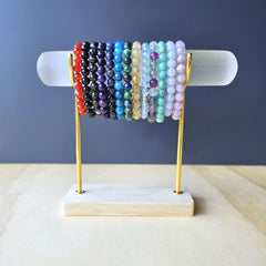Selenite Bracelet Holder | Display Stand