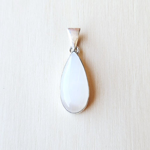 Selenite Pendant | The White Flame