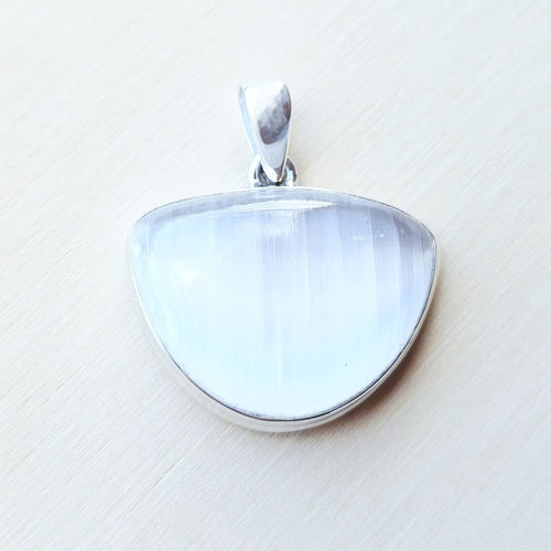 Selenite Pendant | The White Flame