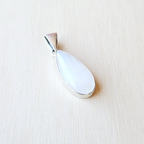Selenite Pendant | The White Flame