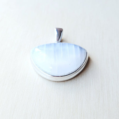 Selenite Pendant | The White Flame
