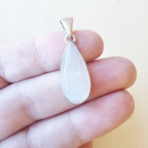 Selenite Pendant | The White Flame