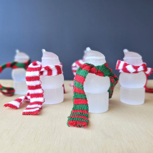 Selenite Snowman | Snow Snugglers