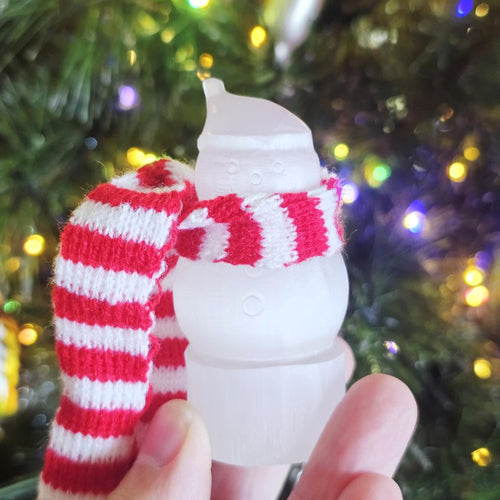 Selenite Snowman | Snow Snugglers