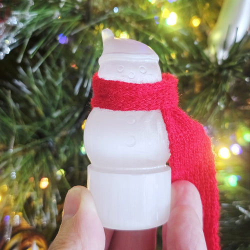 Selenite Snowman | Snow Snugglers
