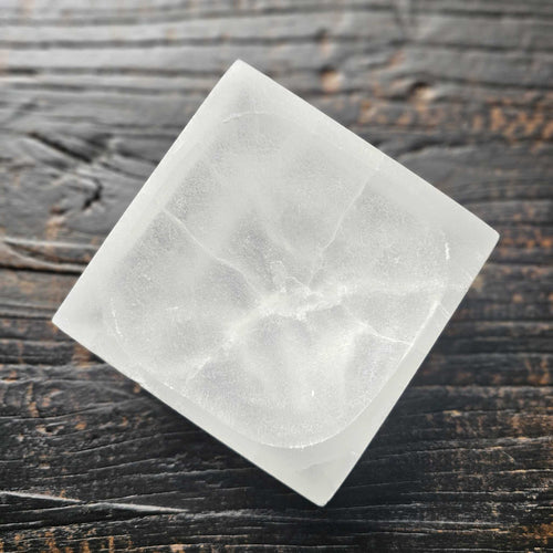 Selenite | Square Bowl