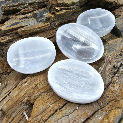 Selenite | Worry Stones (Calming Companions)