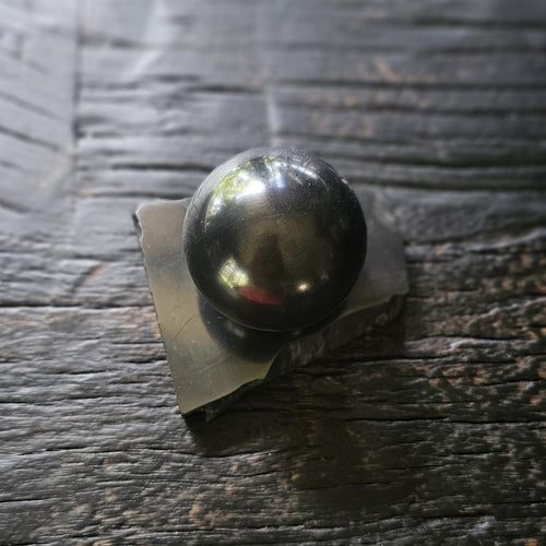 Shungite Sphere | With Shungite Stand 290gms