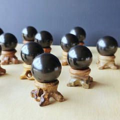 Shungite Spheres | With Stand