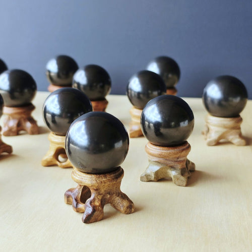 Shungite Spheres | With Stand