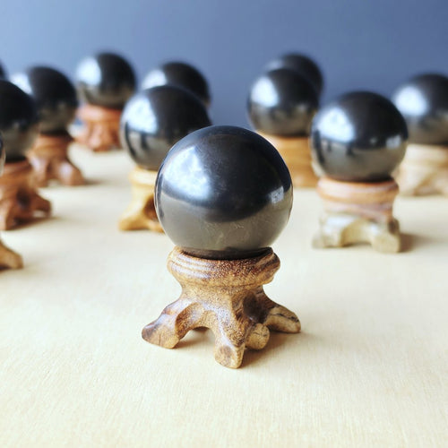 Shungite Spheres | With Stand
