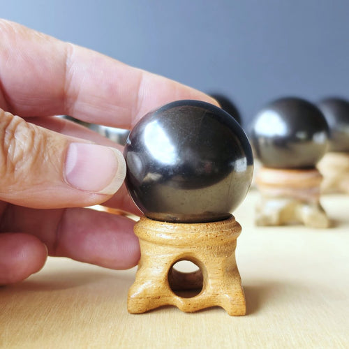 Shungite Spheres | With Stand