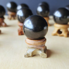 Shungite Spheres | With Stand