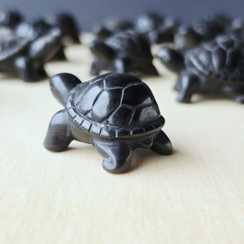 Silver Sheen Obsidian Tortoises