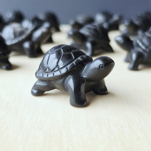 Silver Sheen Obsidian Tortoises