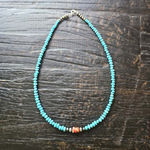 Sleeping Beauty Navajo Turquoise Necklace | Native Artistry