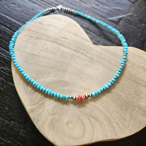 Sleeping Beauty Navajo Turquoise Necklace | Native Artistry