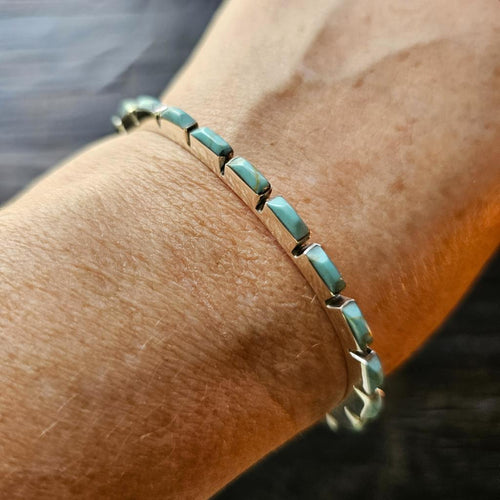 Sleeping Beauty Turquoise | Sterling Silver Cuff