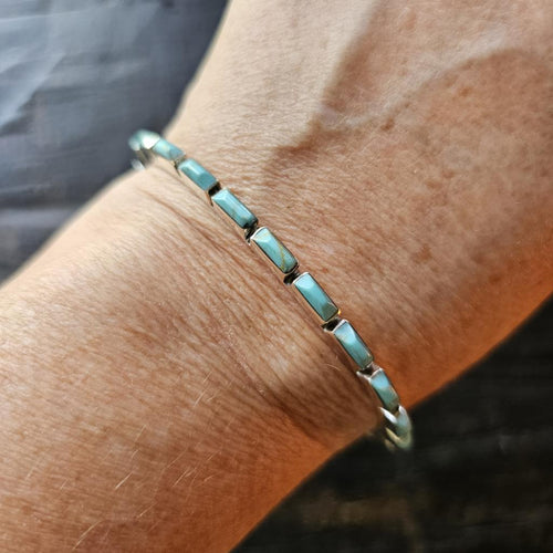 Sleeping Beauty Turquoise | Sterling Silver Cuff