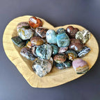 Small Ocean Jasper Hearts | Still Current