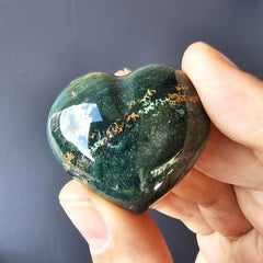 Small Ocean Jasper Hearts | Still Current