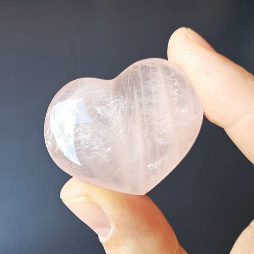 Small Rose Quartz Hearts | Tender Truth