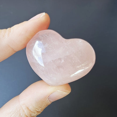 Small Rose Quartz Hearts | Tender Truth