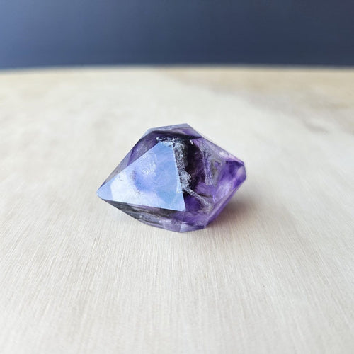 Smoky Amethyst Double Termination | The Enigma Wand