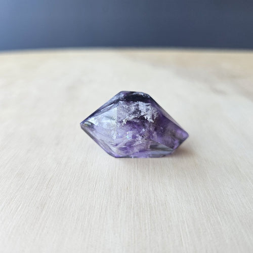 Smoky Amethyst Double Termination | The Enigma Wand