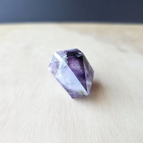 Smoky Amethyst Double Termination | The Enigma Wand