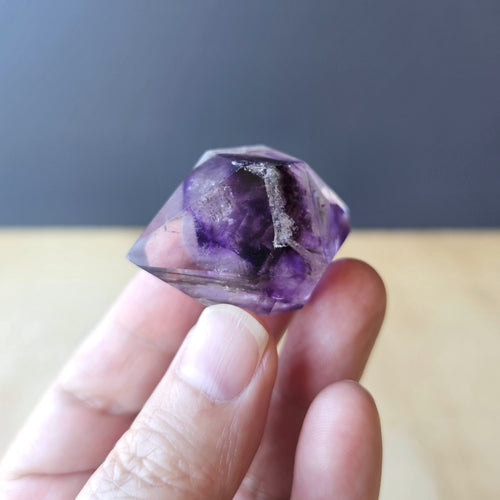 Smoky Amethyst Double Termination | The Enigma Wand