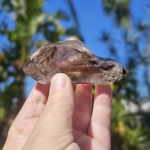 Smoky Amethyst Double Termination | The Scryer's Screen