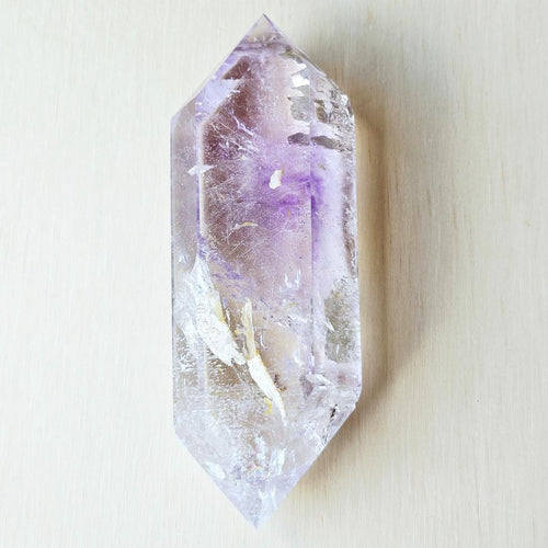 Smoky Amethyst Quartz Double Termination | Dual Flow