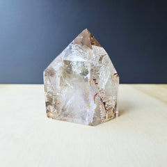 Smoky Amethyst Quartz| Faceted Freeform 532gms