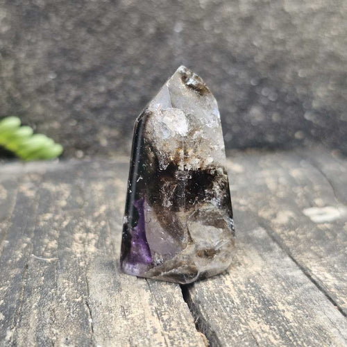 Smoky Amethyst Quartz| Faceted Freeform 57gms