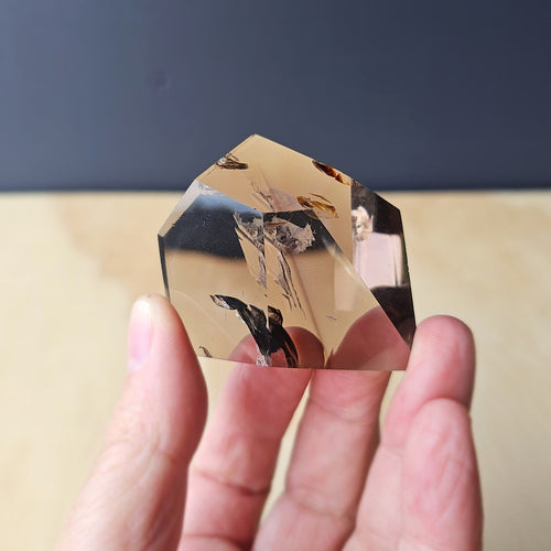 Smoky Quartz Faceted Freeform | The Grounded Light
