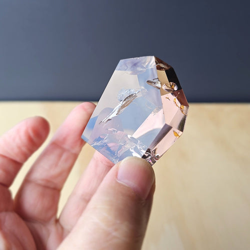 Smoky Quartz Faceted Freeform | The Grounded Light