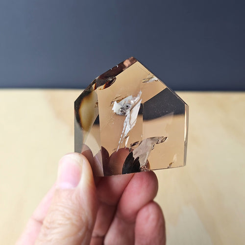 Smoky Quartz Faceted Freeform | The Grounded Light