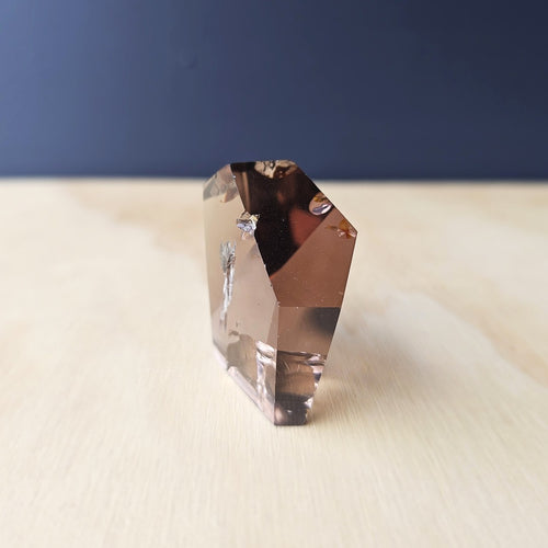 Smoky Quartz Faceted Freeform | The Grounded Light