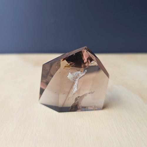 Smoky Quartz Faceted Freeform | The Grounded Light