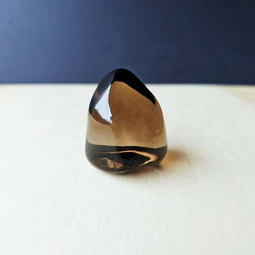 Smoky Quartz Palm Stone - AAA Grade | 100gm