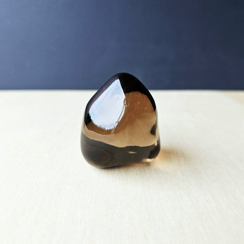 Smoky Quartz Palm Stone - AAA Grade | 100gm