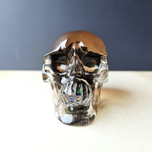 Smoky Quartz Skull- AA Grade | The Shadow Guardian