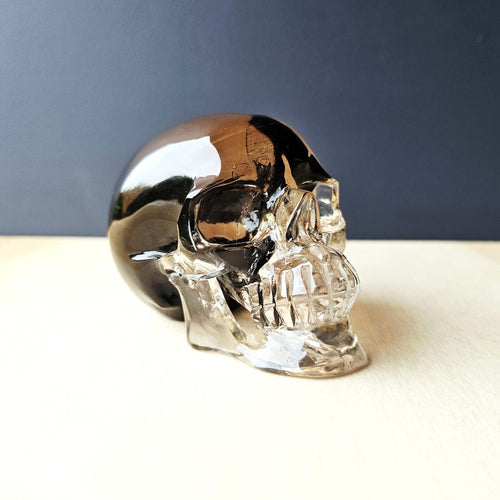 Smoky Quartz Skull- AA Grade | The Shadow Guardian