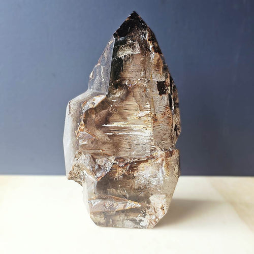 Smoky & Inclusion Quartz Faceted Freeform| Smoky Horizon