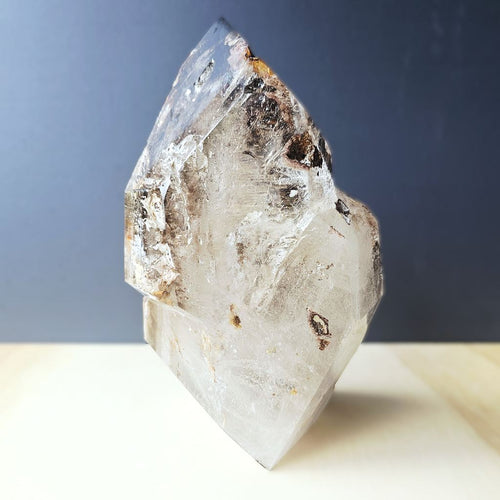 Smoky & Inclusion Quartz Faceted Freeform| Smoky Horizon